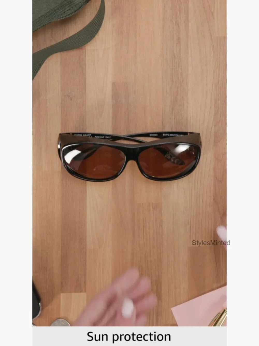Polarized Rectangular Fits Over Sunglasses for Driving